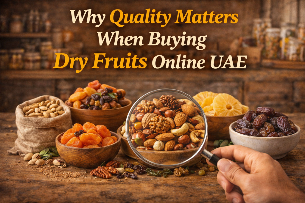 Why Quality Matters When Buying Dry Fruits Online UAE