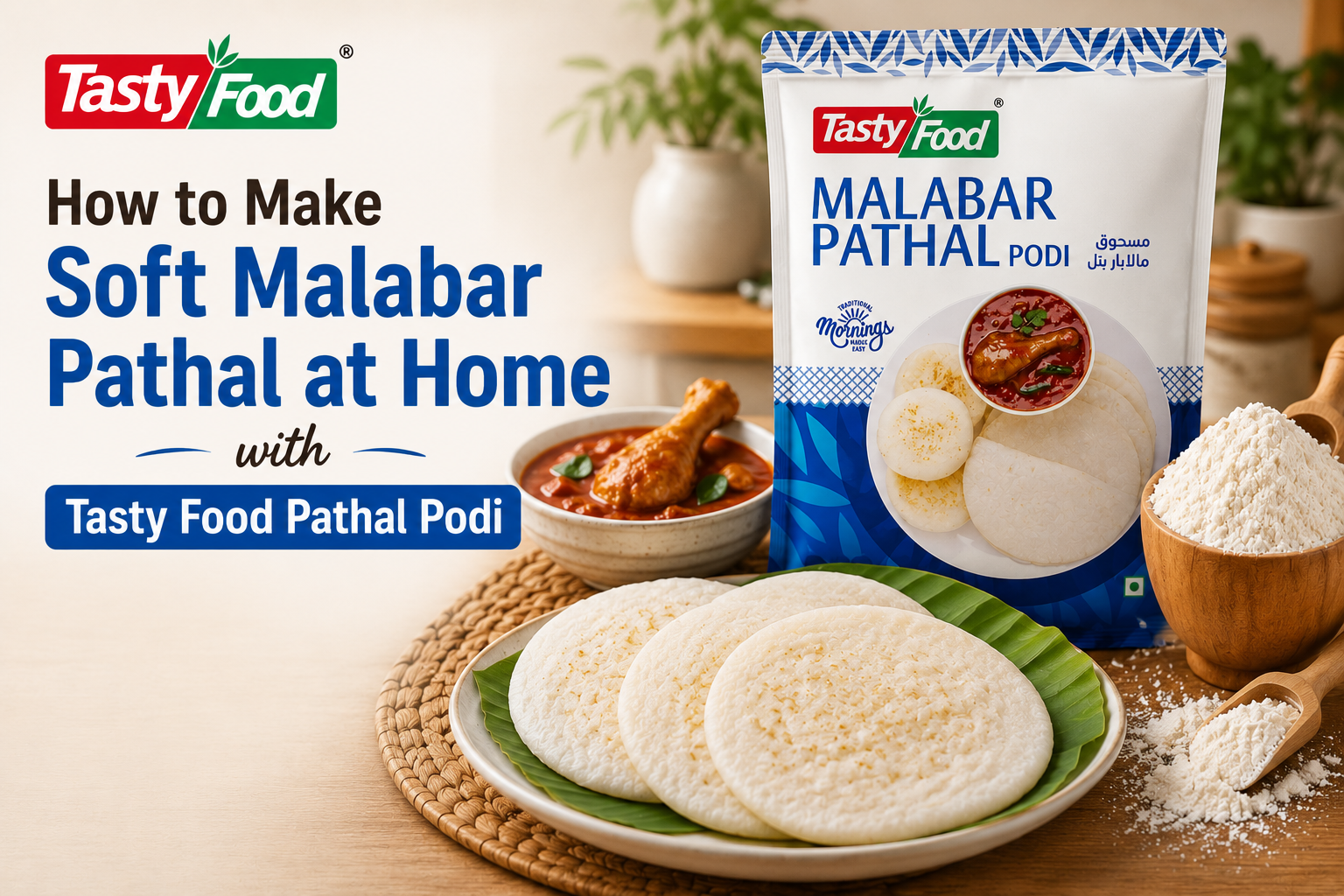 How to Make Soft Malabar Pathal at Home with Tasty Food Pathal Podi