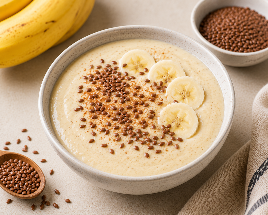 Flax Seed Banana Smoothie
