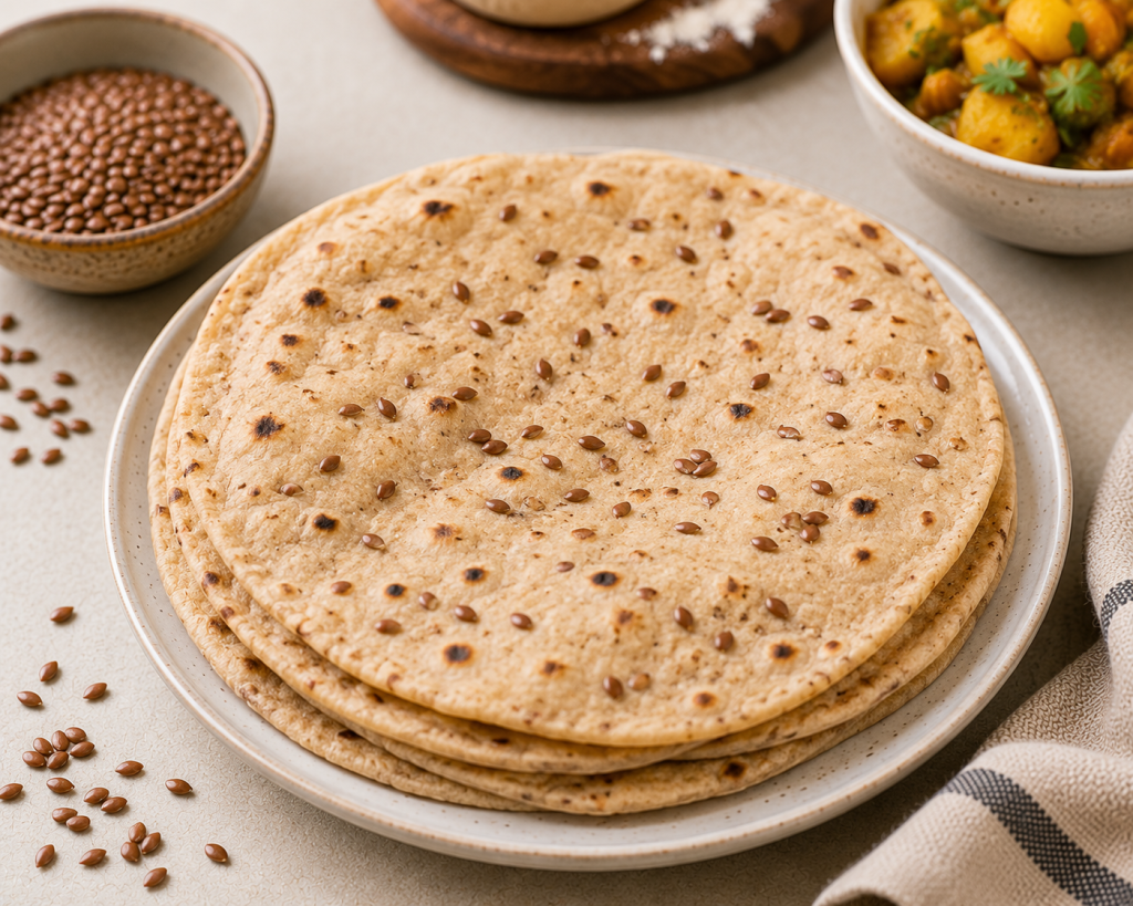 Flax Seed Roti or Chapati