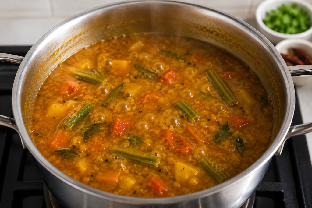Step 4 — Simmer it down.