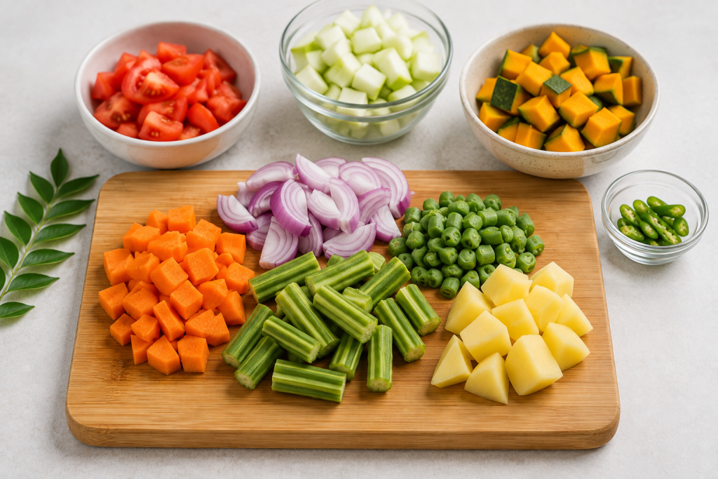 Prepare the Vegetables