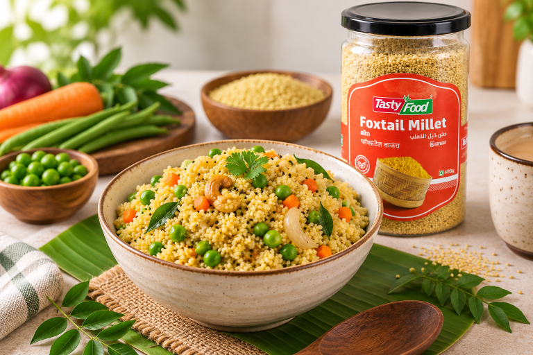 Foxtail Millet Vegetable Upma